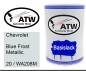 Preview: Chevrolet, Blue Frost Metallic, 20 / WA208M: 500ml Lackdose, von ATW Autoteile West.